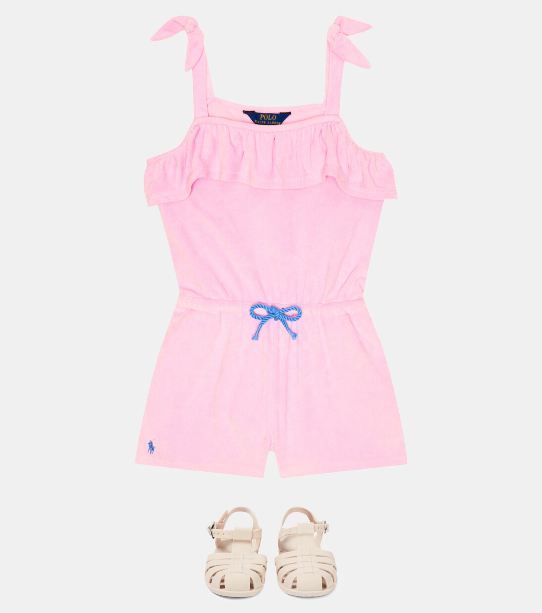 Cotton-blend terry playsuit | Polo Ralph Lauren Kids