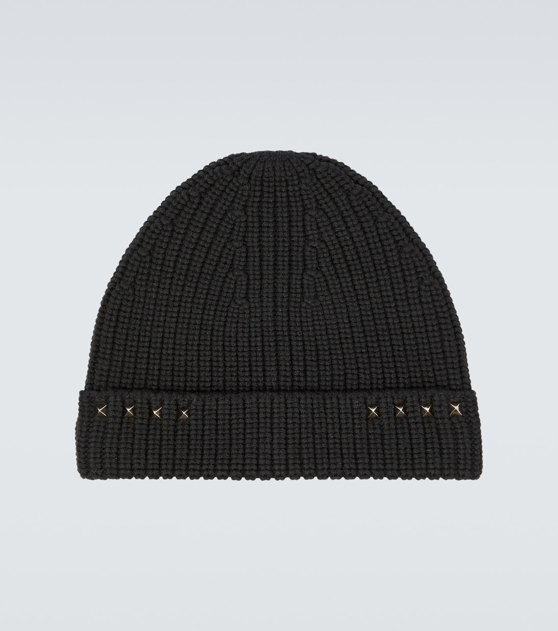 Rockstud ribbed-knit wool beanie | Valentino Garavani