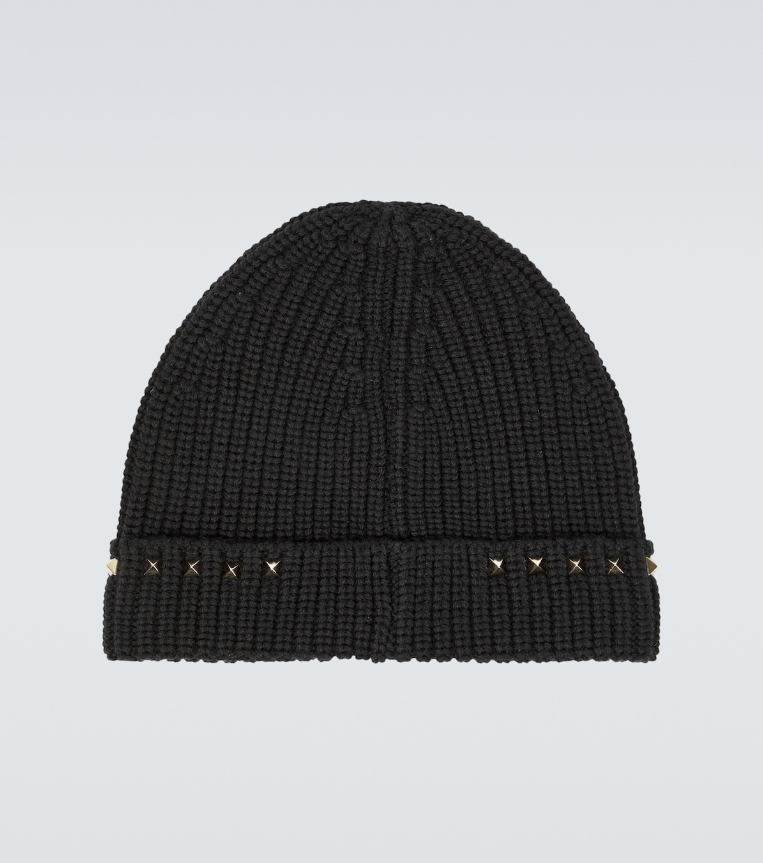 Rockstud ribbed-knit wool beanie | Valentino Garavani