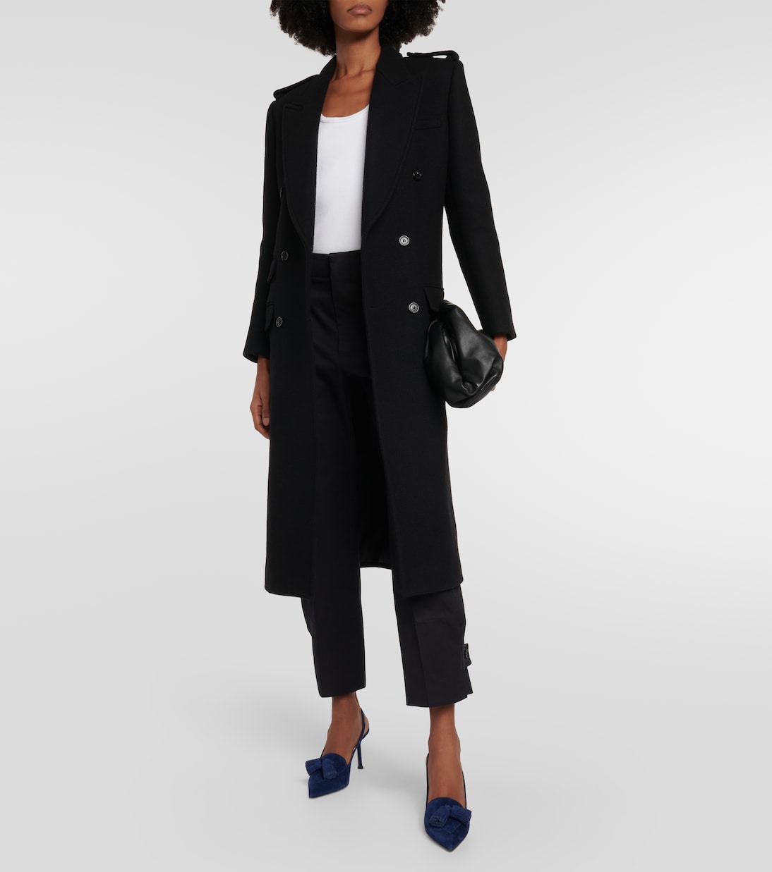 Slingback-Pumps aus Veloursleder | Gianvito Rossi