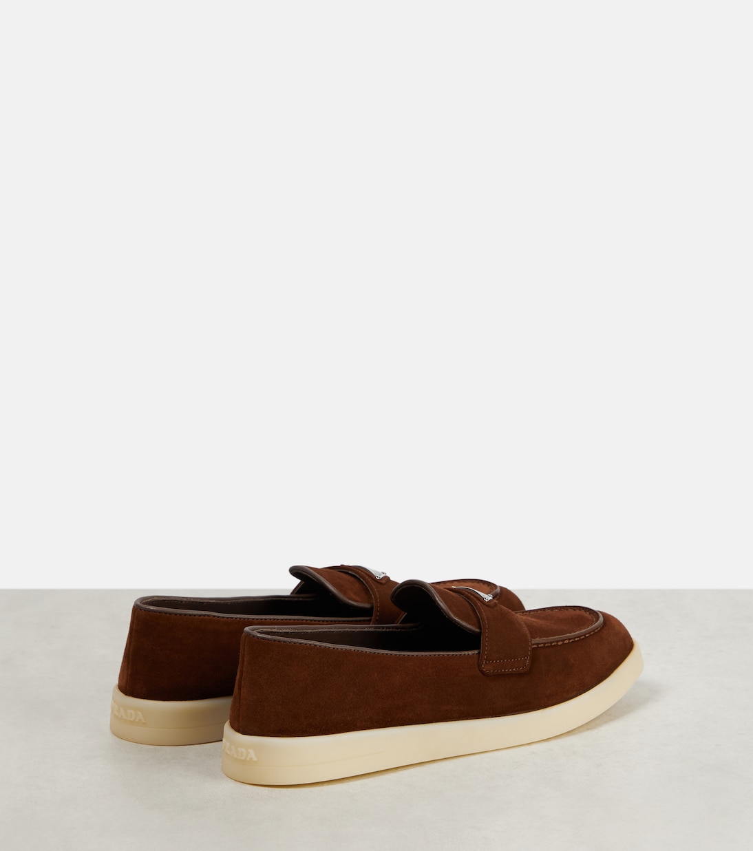 Mocassini Saint Tropez in suede | Prada