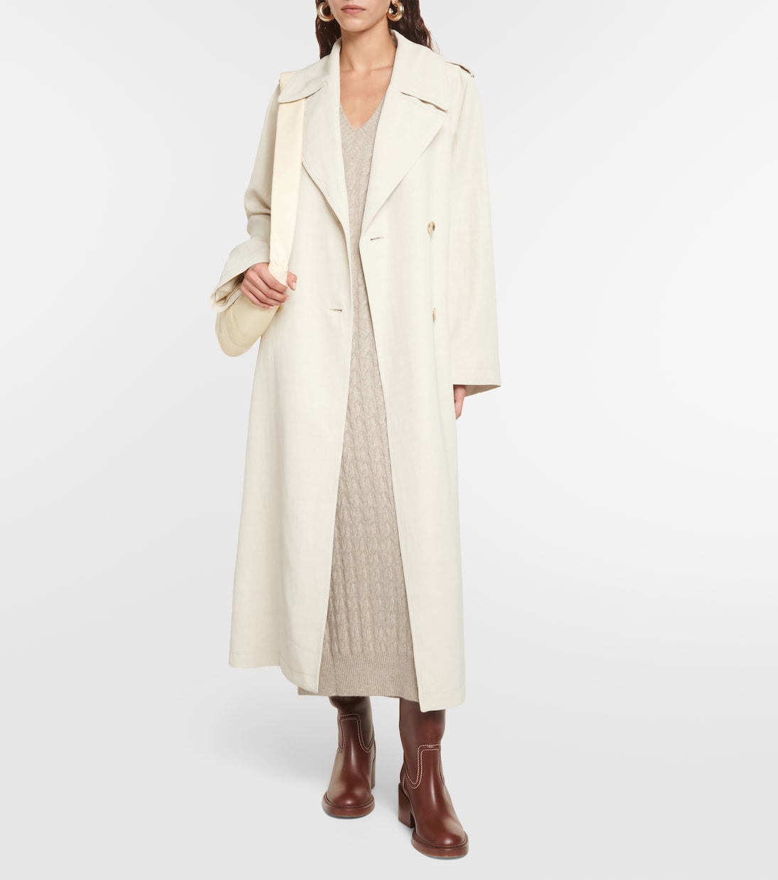 Abito in maglia di cashmere a trecce | Jardin des Orangers