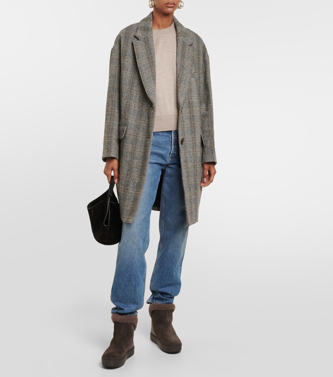 Stivaletti Juliet in suede con shearling | See By Chloé