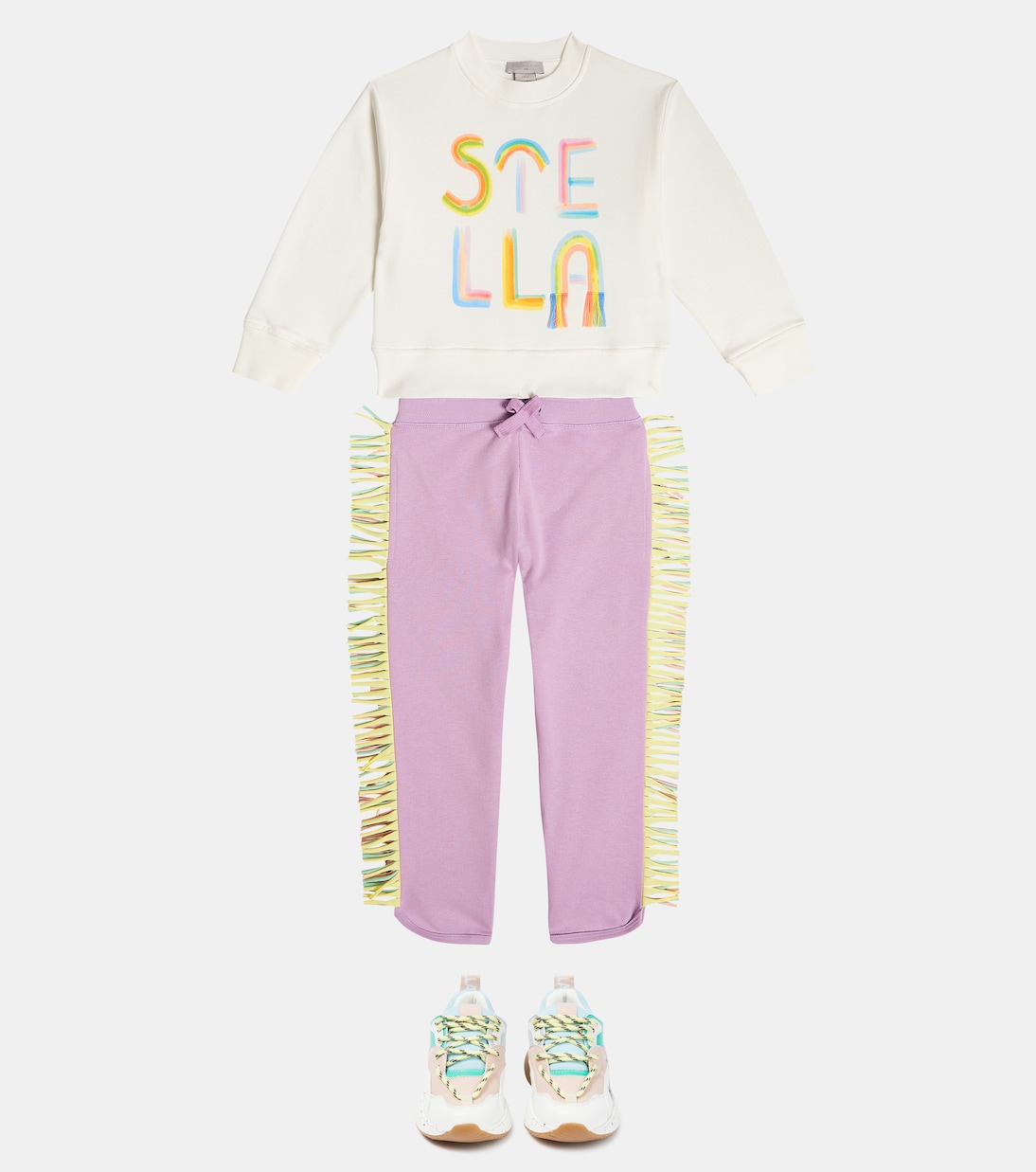 Bedrucktes Sweatshirt aus Baumwolle | Stella McCartney Kids