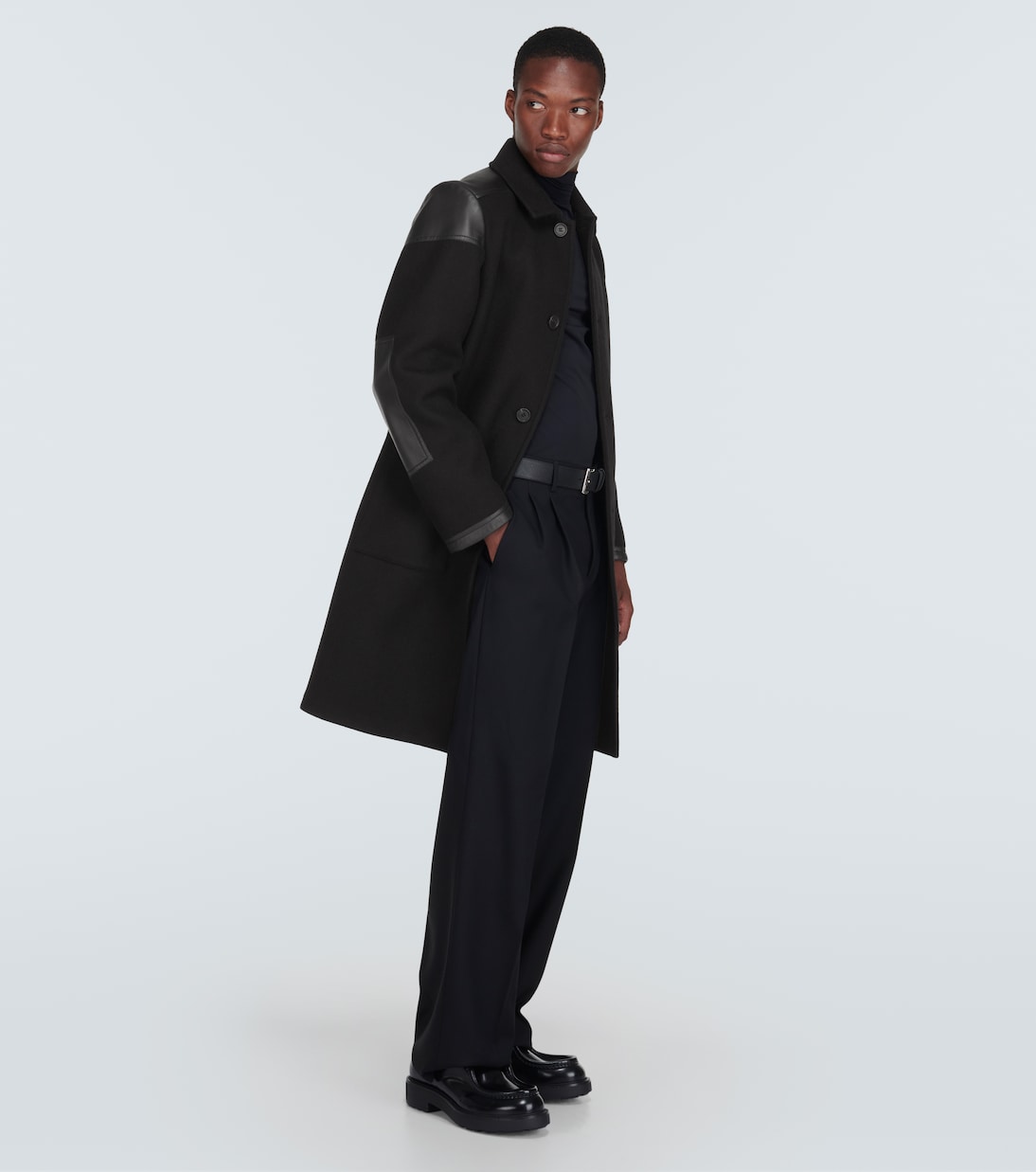 Stringate Diapason in pelle | Prada