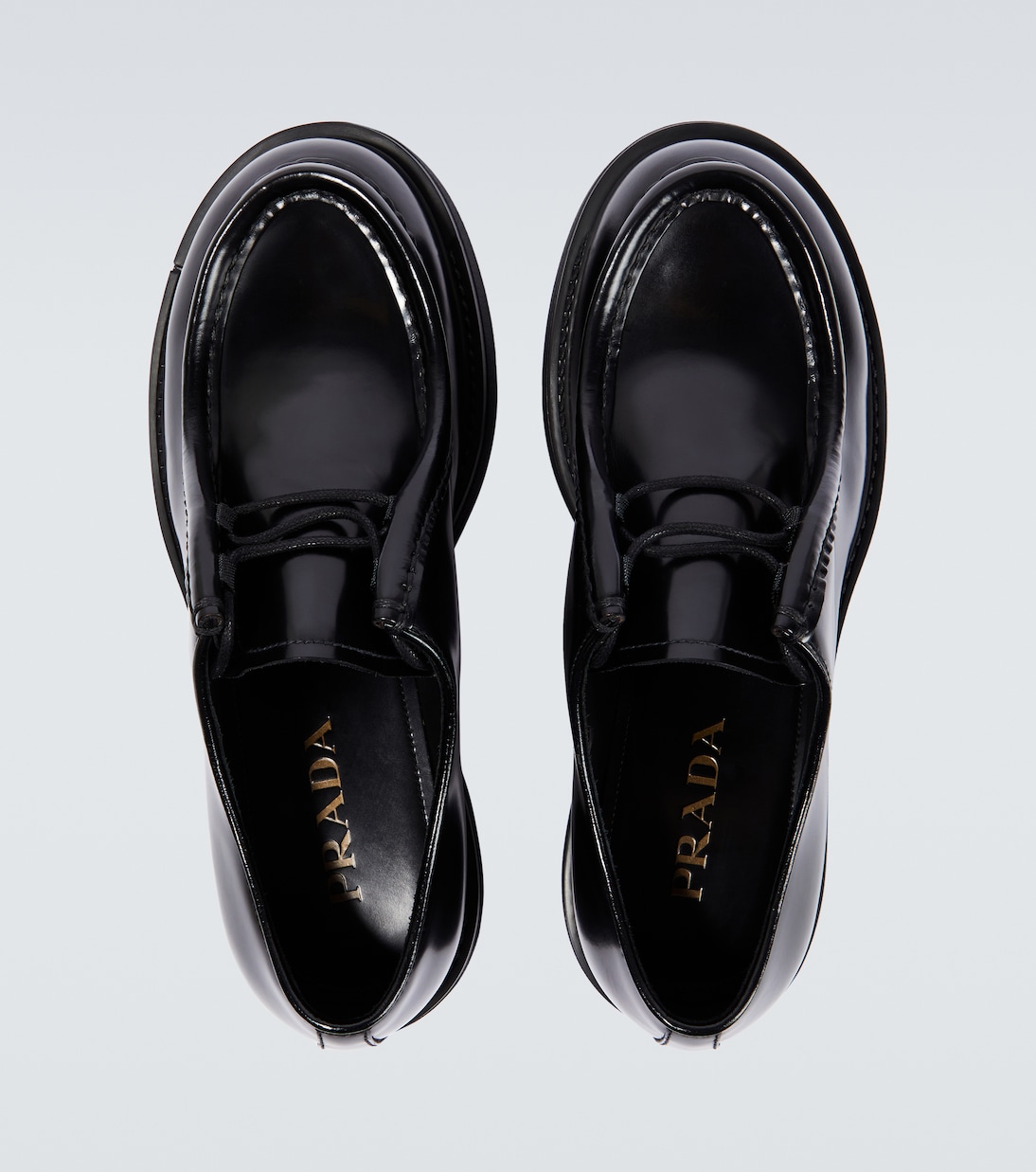 Stringate Diapason in pelle | Prada