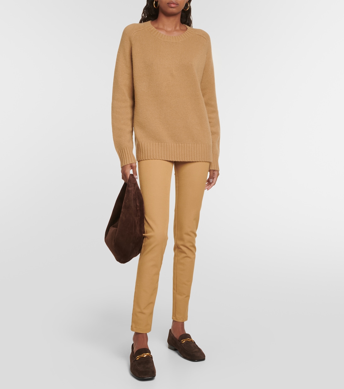 Mid-rise gabardine leggings | Joseph