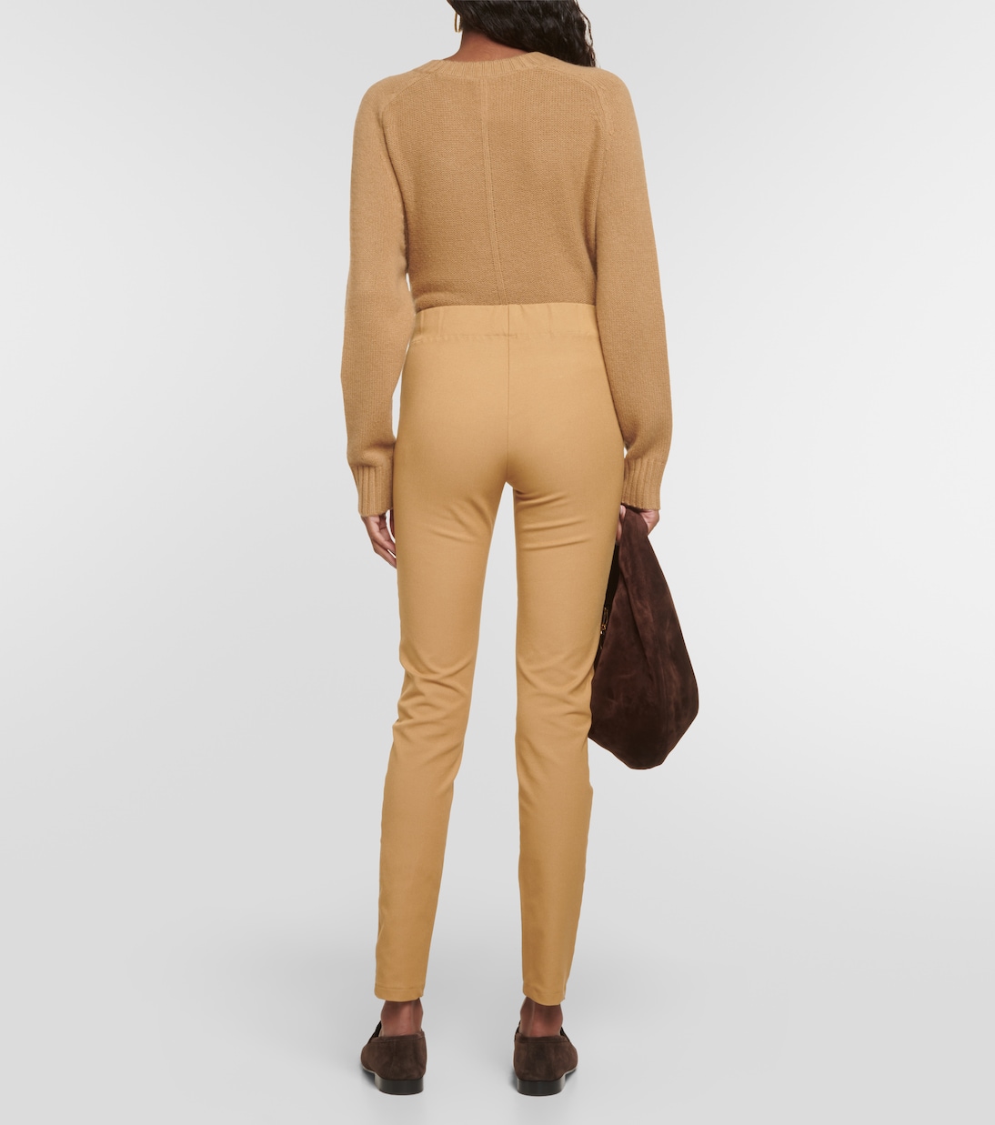 Mid-rise gabardine leggings | Joseph