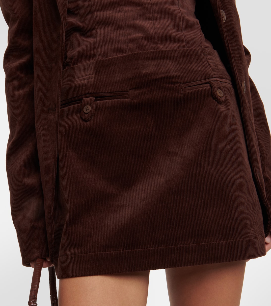 Annette corduroy miniskirt | Staud