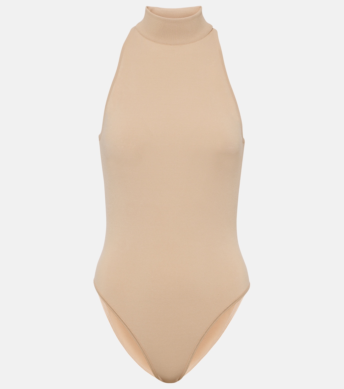 Halterneck jersey bodysuit | Alaïa