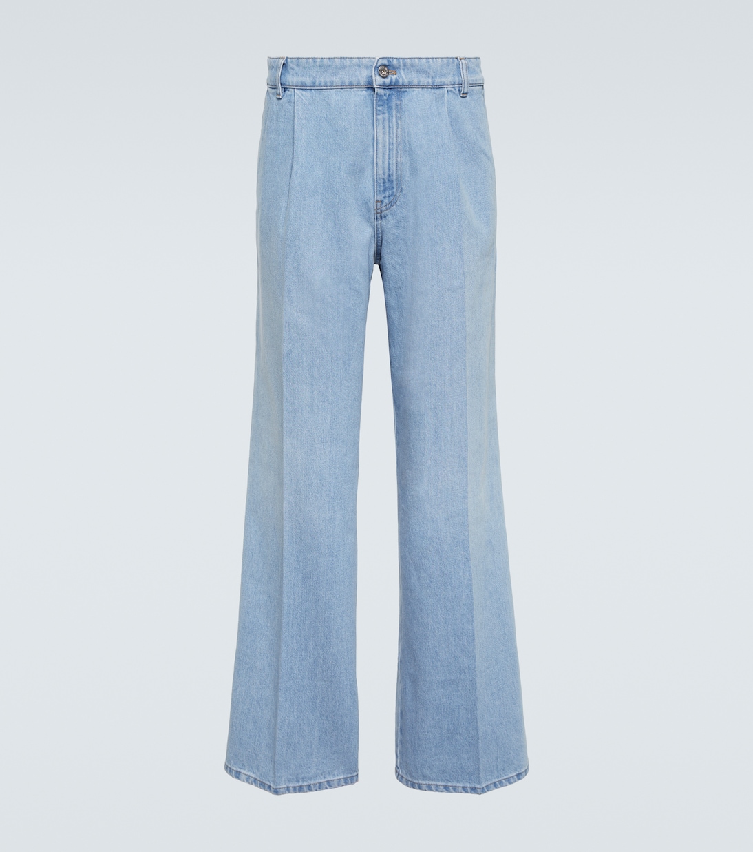 High-Rise Wide-Leg Jeans | Miu Miu