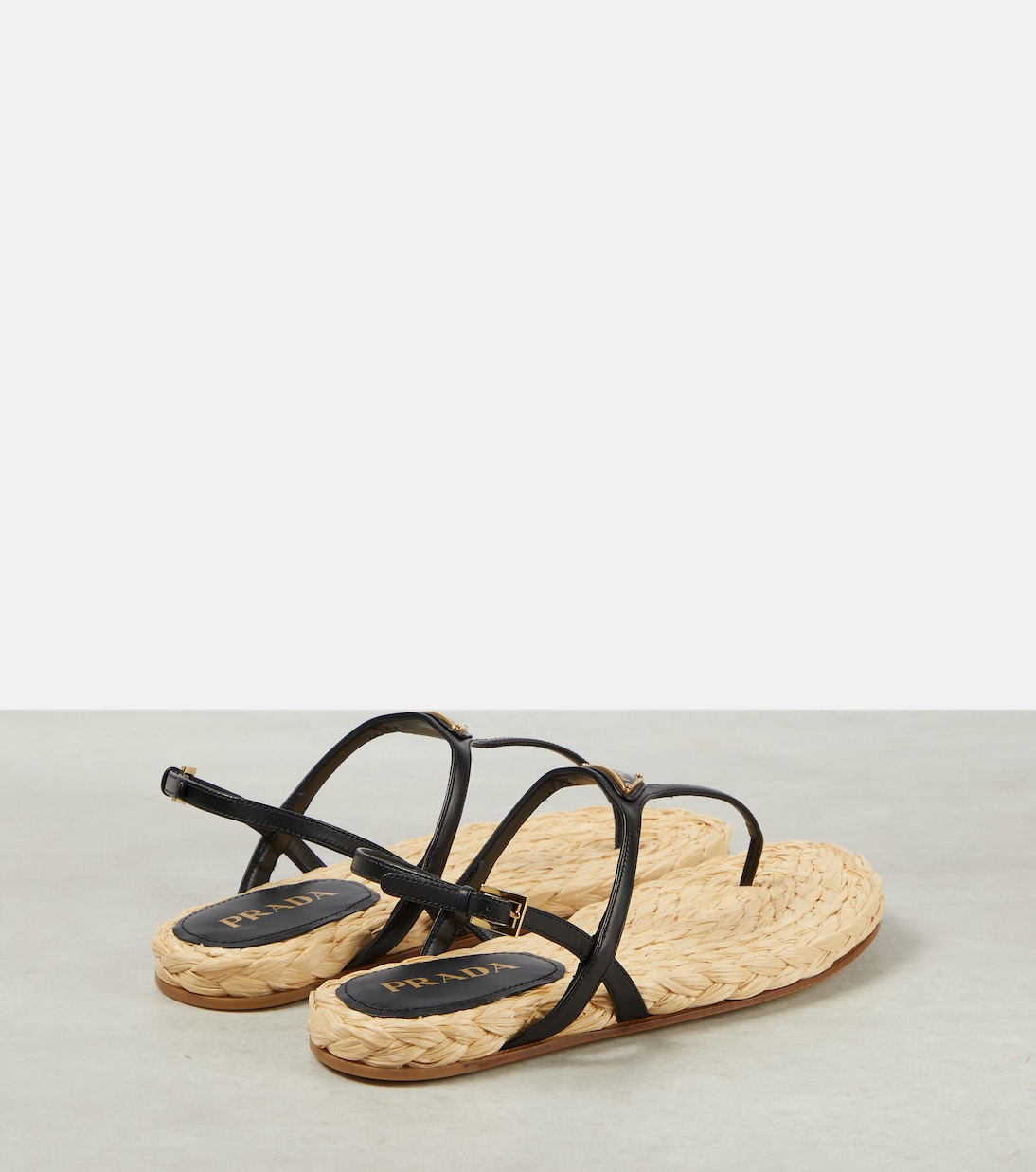 Sandalen aus Leder | Prada