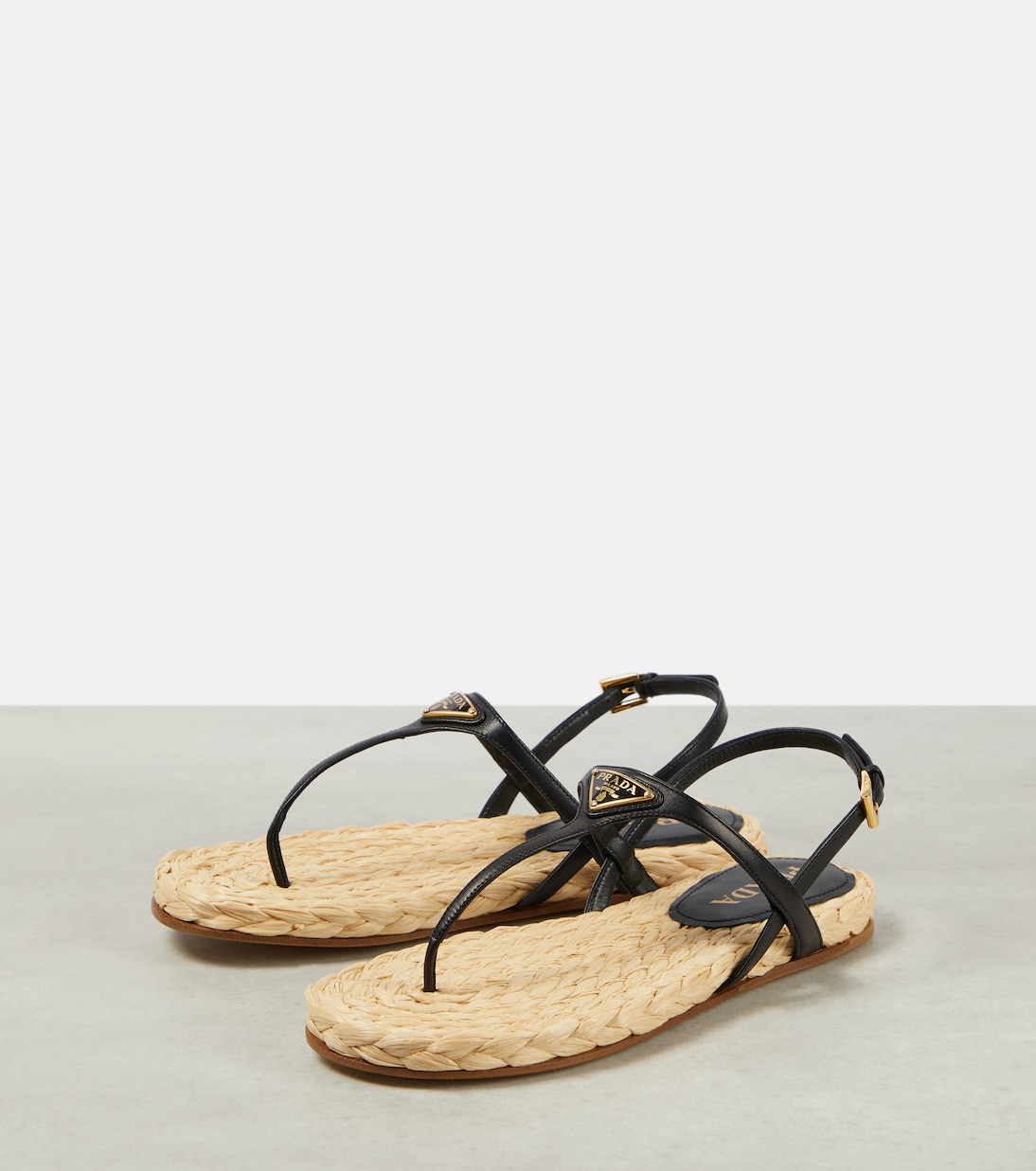 Sandalen aus Leder | Prada