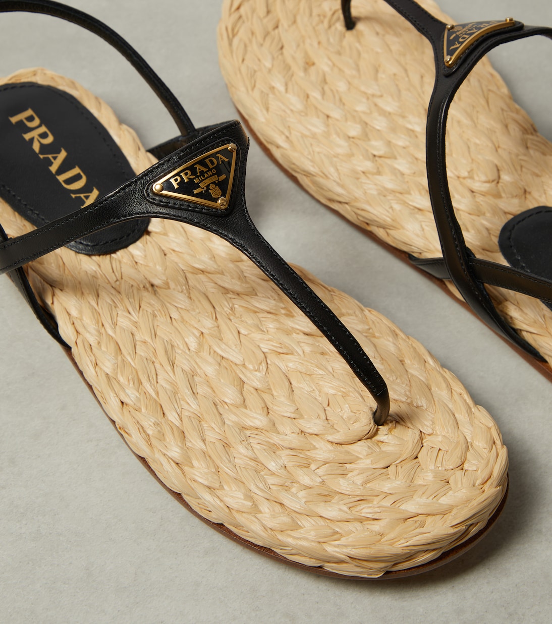 Sandalen aus Leder | Prada