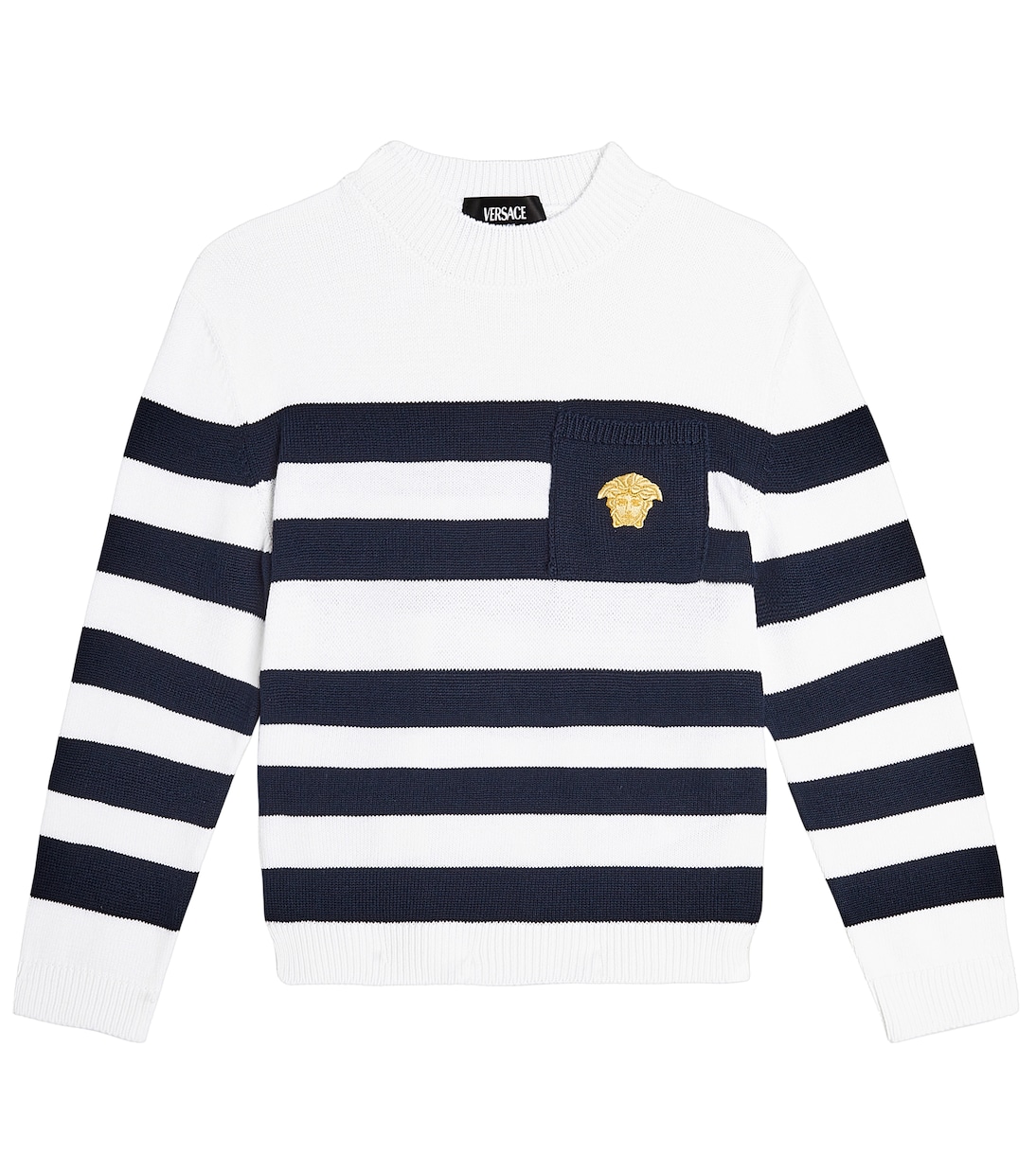 Jersey Medusa de algodón a rayas | Versace Kids