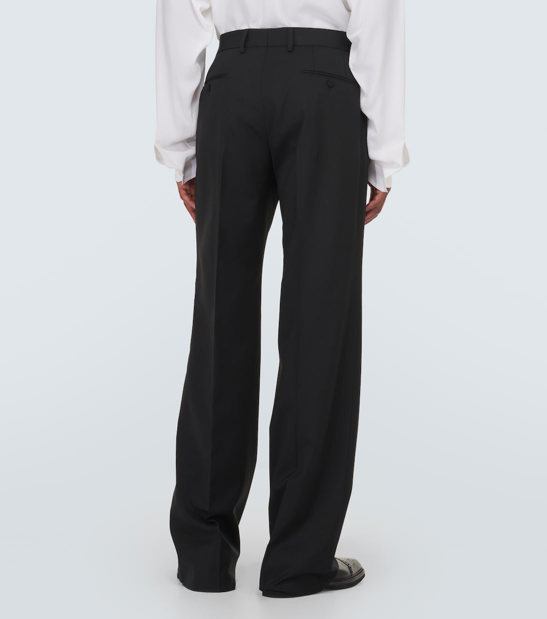Pantaloni regular in misto lana | Dolce&Gabbana