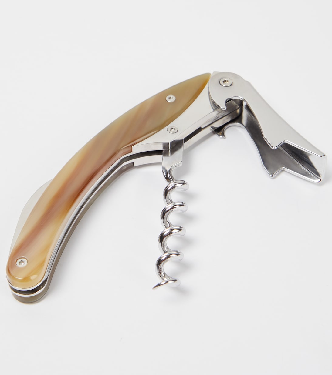 Horn and steel corkscrew | Brunello Cucinelli