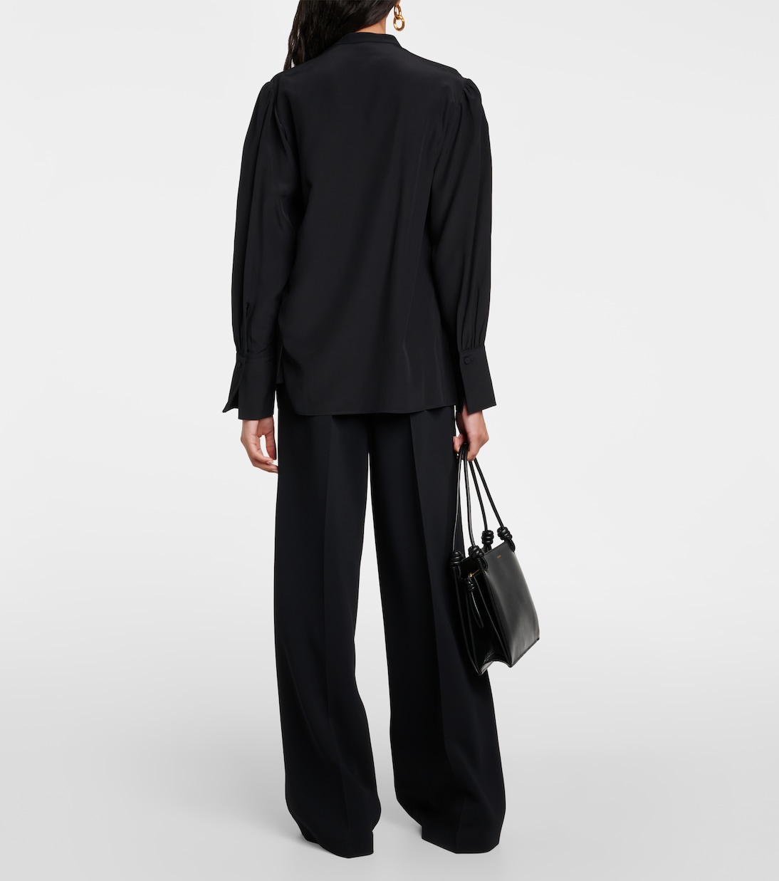 Blouse Buci en crêpe de soie | Joseph