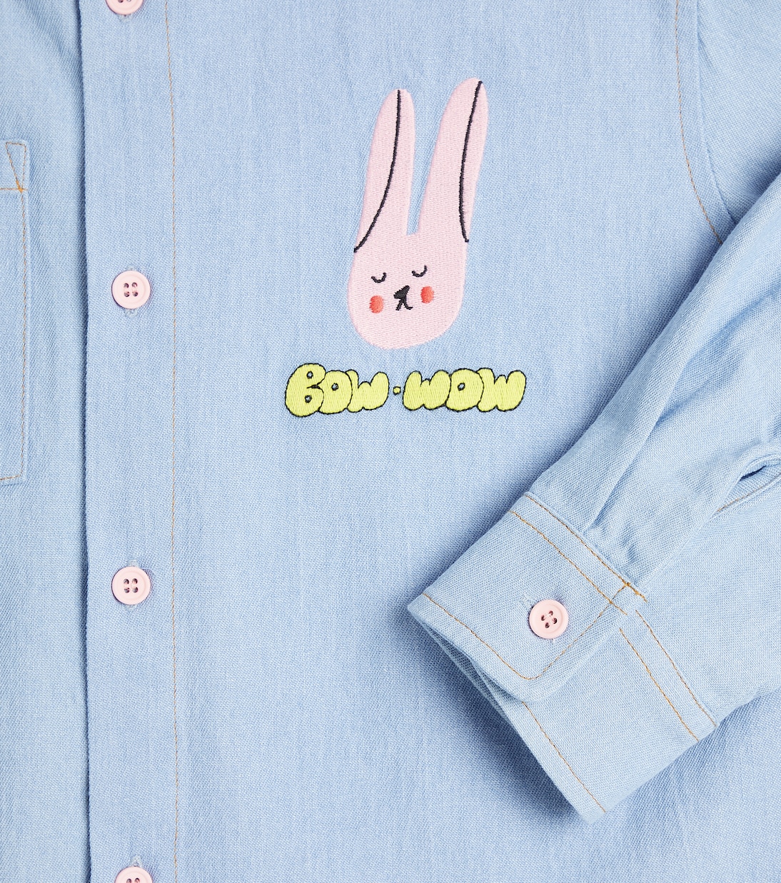 Camisa Rabbit de denim estampada | Jellymallow