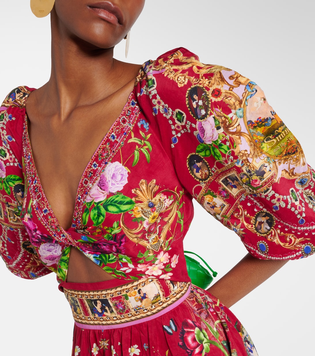 x Disney® linen and silk minidress | Camilla