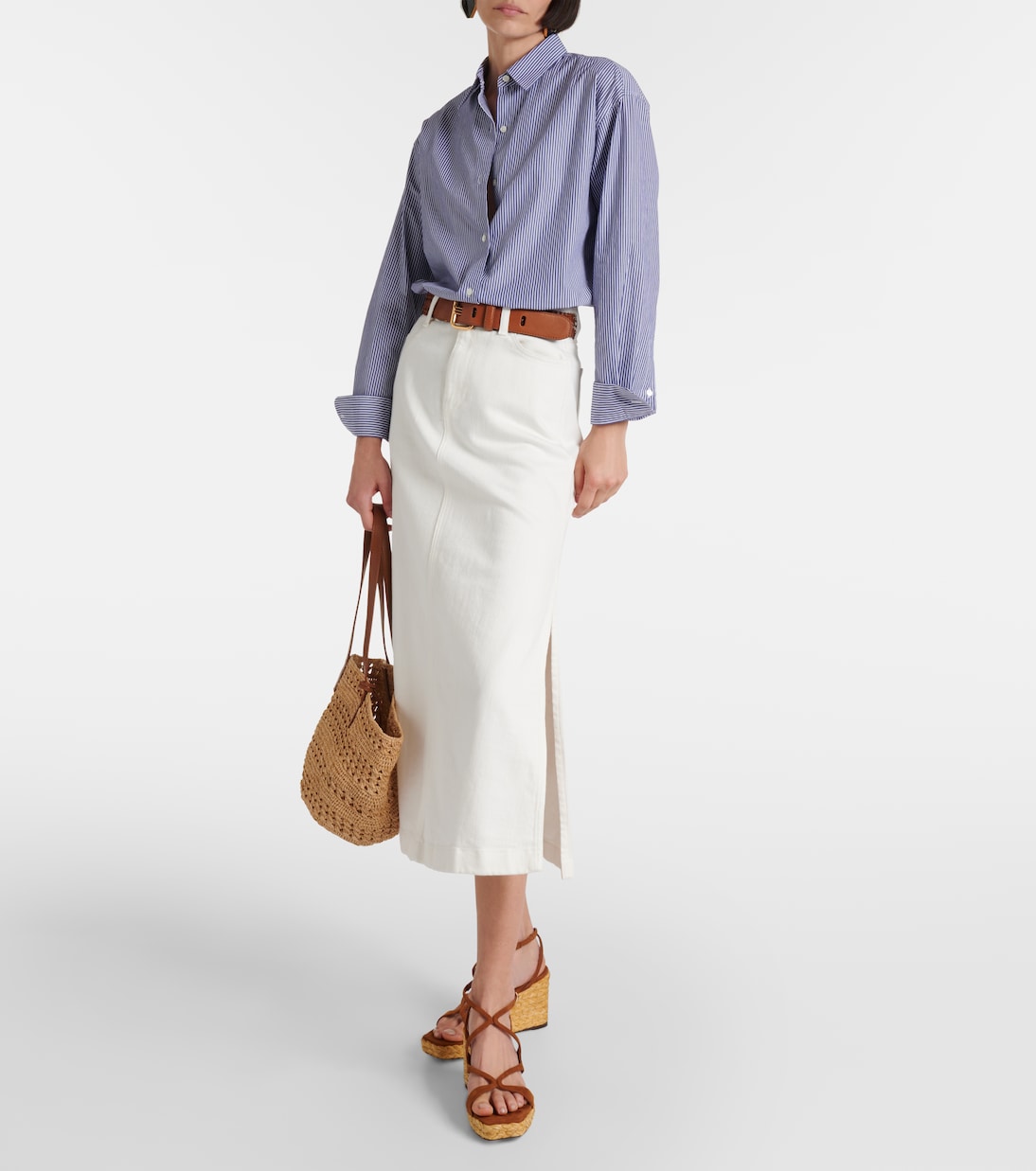 Sandali Ayla in suede con zeppa | Jimmy Choo