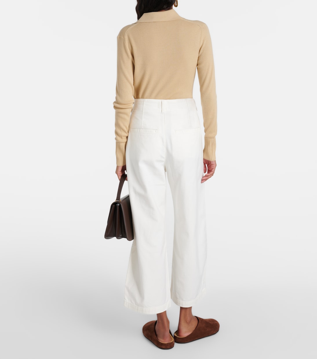 Pantaloni a gamba larga Payton in twill | Citizens of Humanity