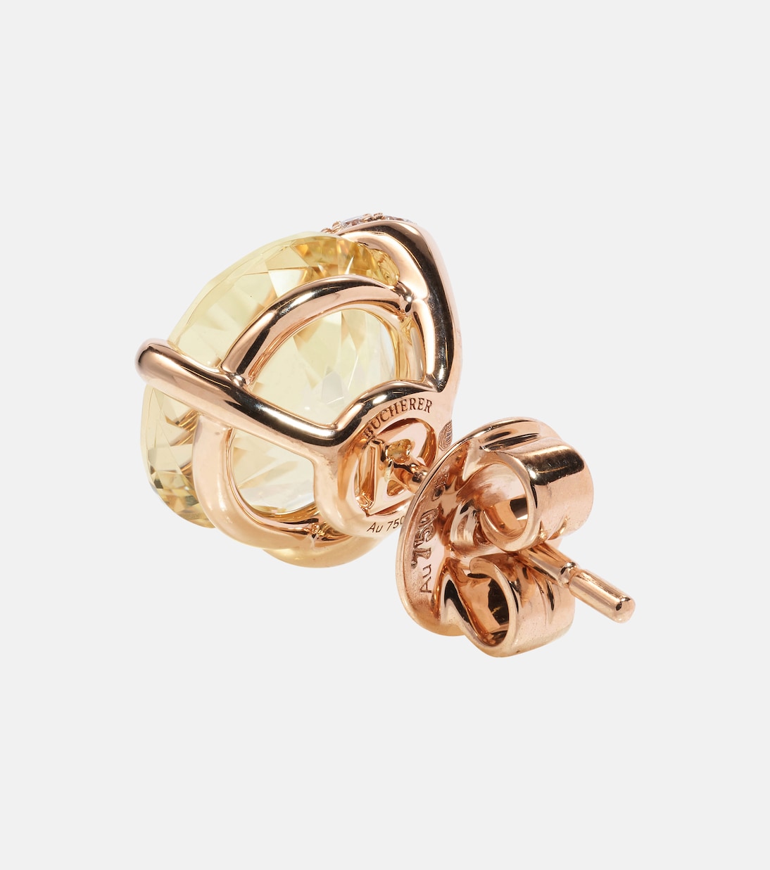 Orecchini Peekaboo in oro rosa 18kt con berilli e diamanti - Gioielli raffinati BUCHERER per giovani stili