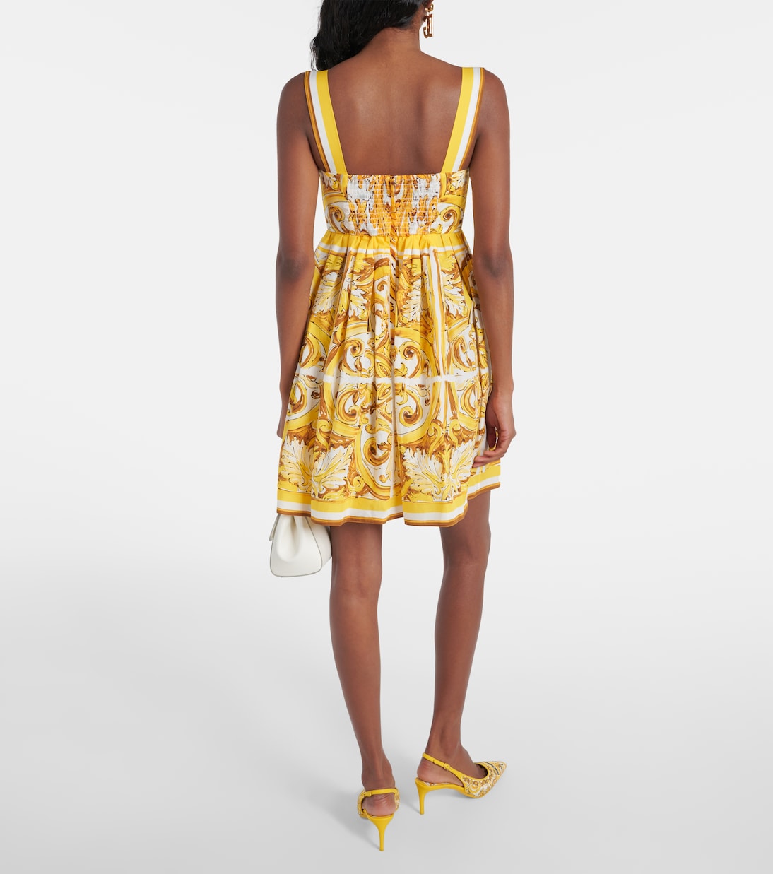 Miniabito Majolica in cotone | Dolce&Gabbana