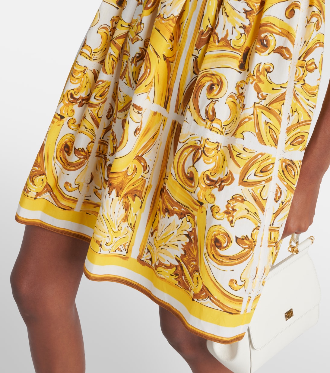 Miniabito Majolica in cotone | Dolce&Gabbana
