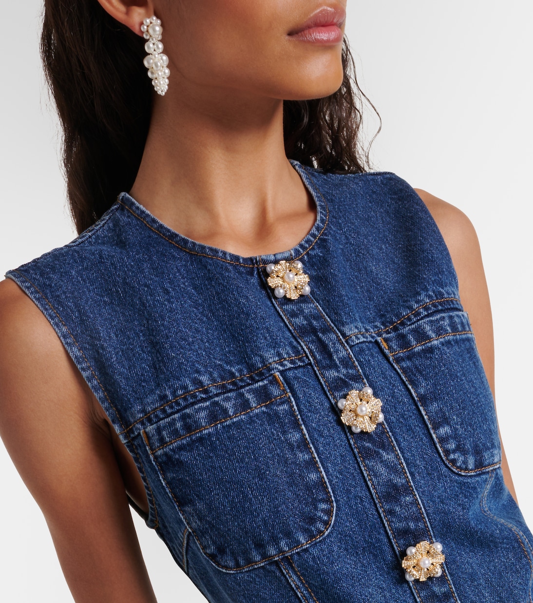 Robe en jean | Self-Portrait