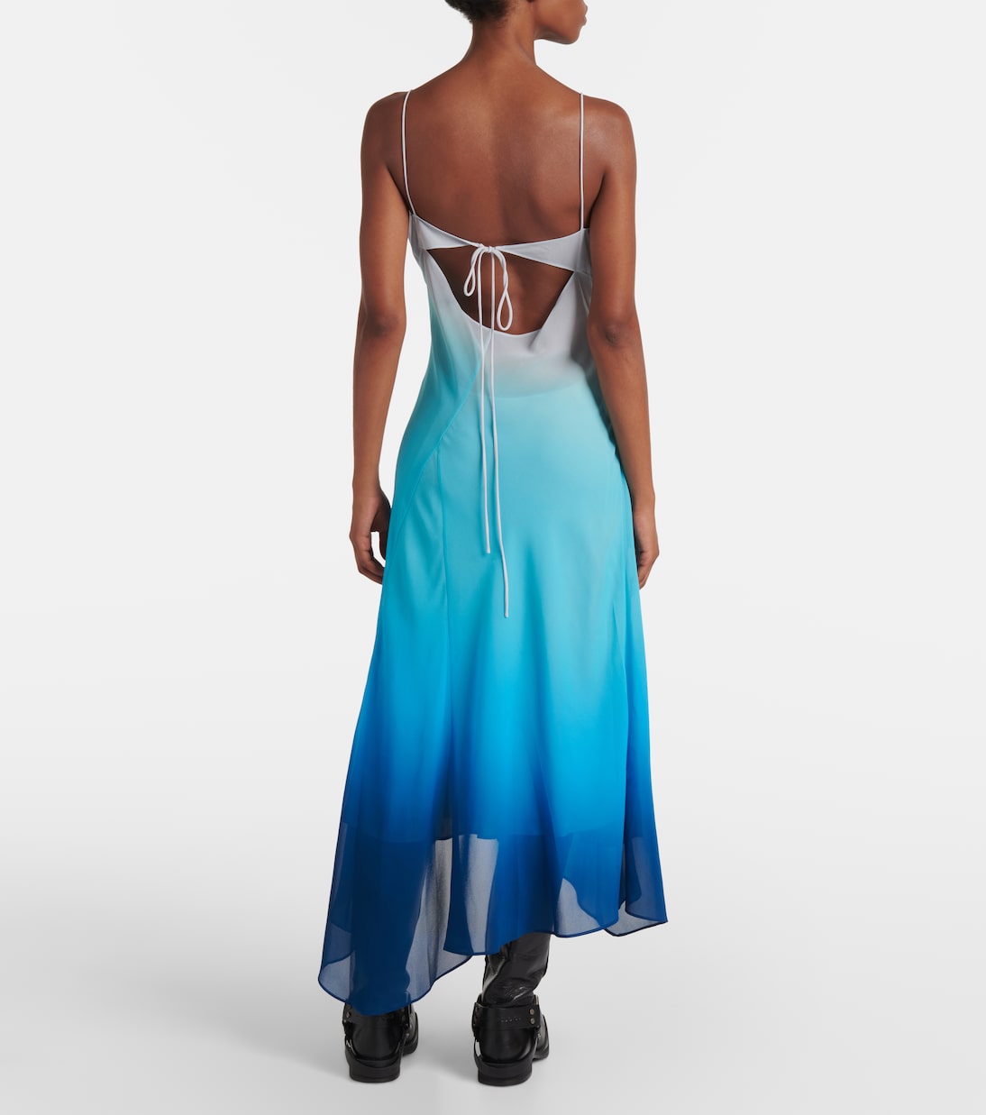 Abito midi Delara in chiffon | Acne Studios