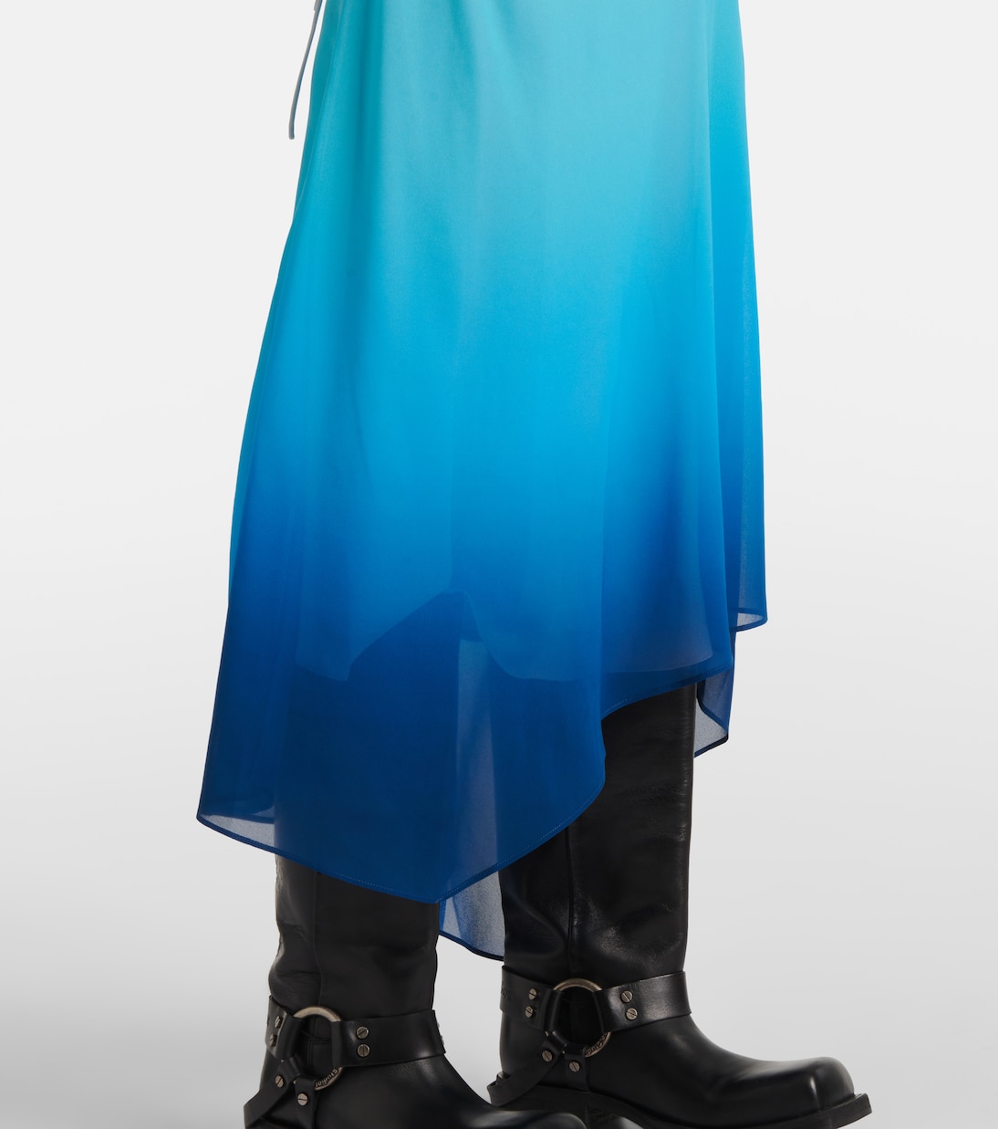 Abito midi Delara in chiffon | Acne Studios