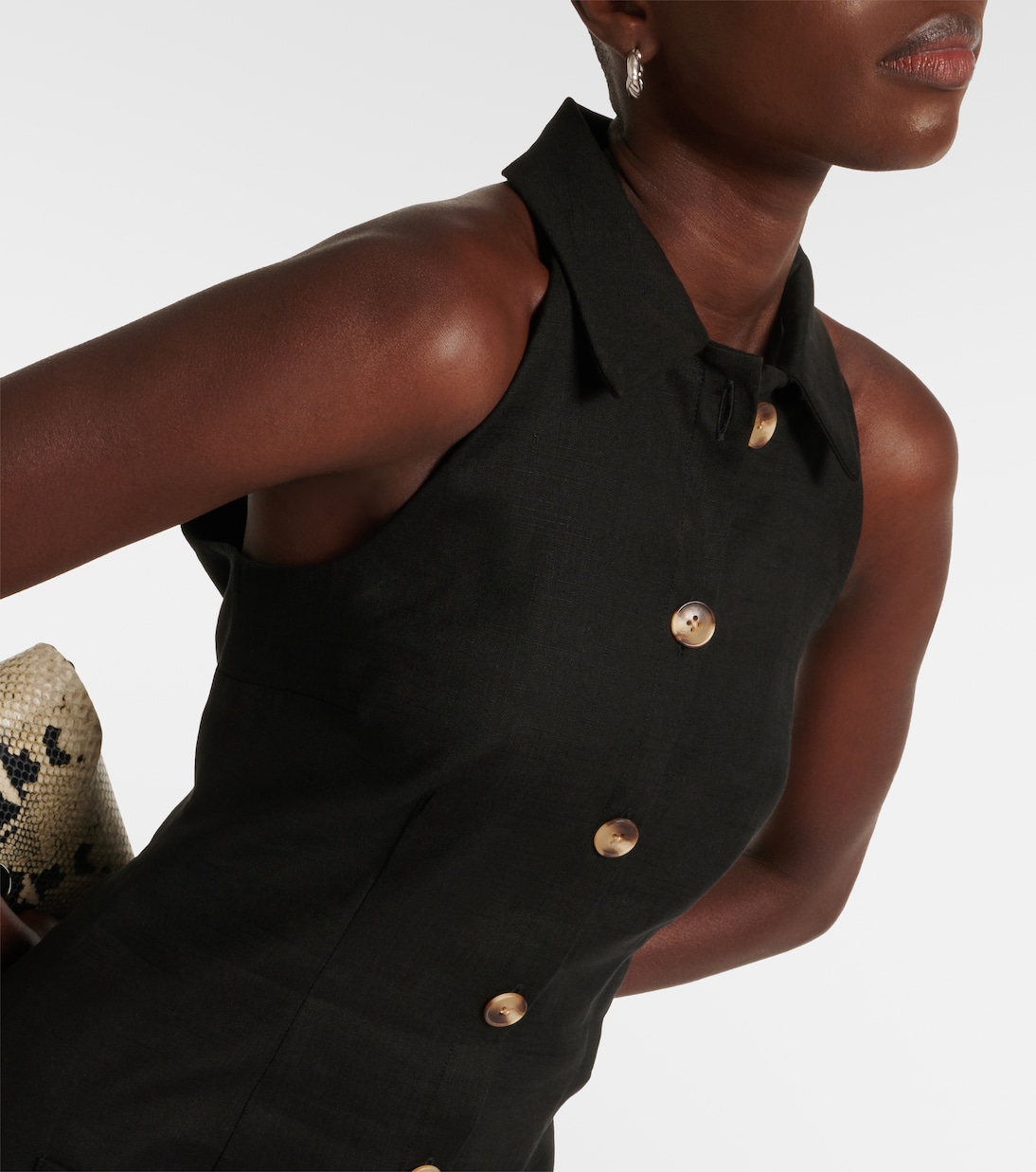 Roxanne linen-blend shirt dress | Veronica Beard