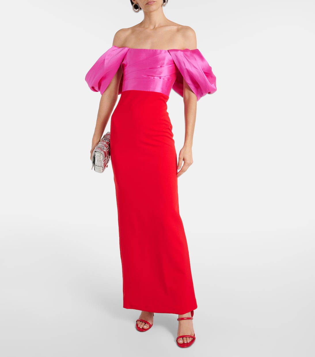 Robe Sian aus Crêpe | Solace London