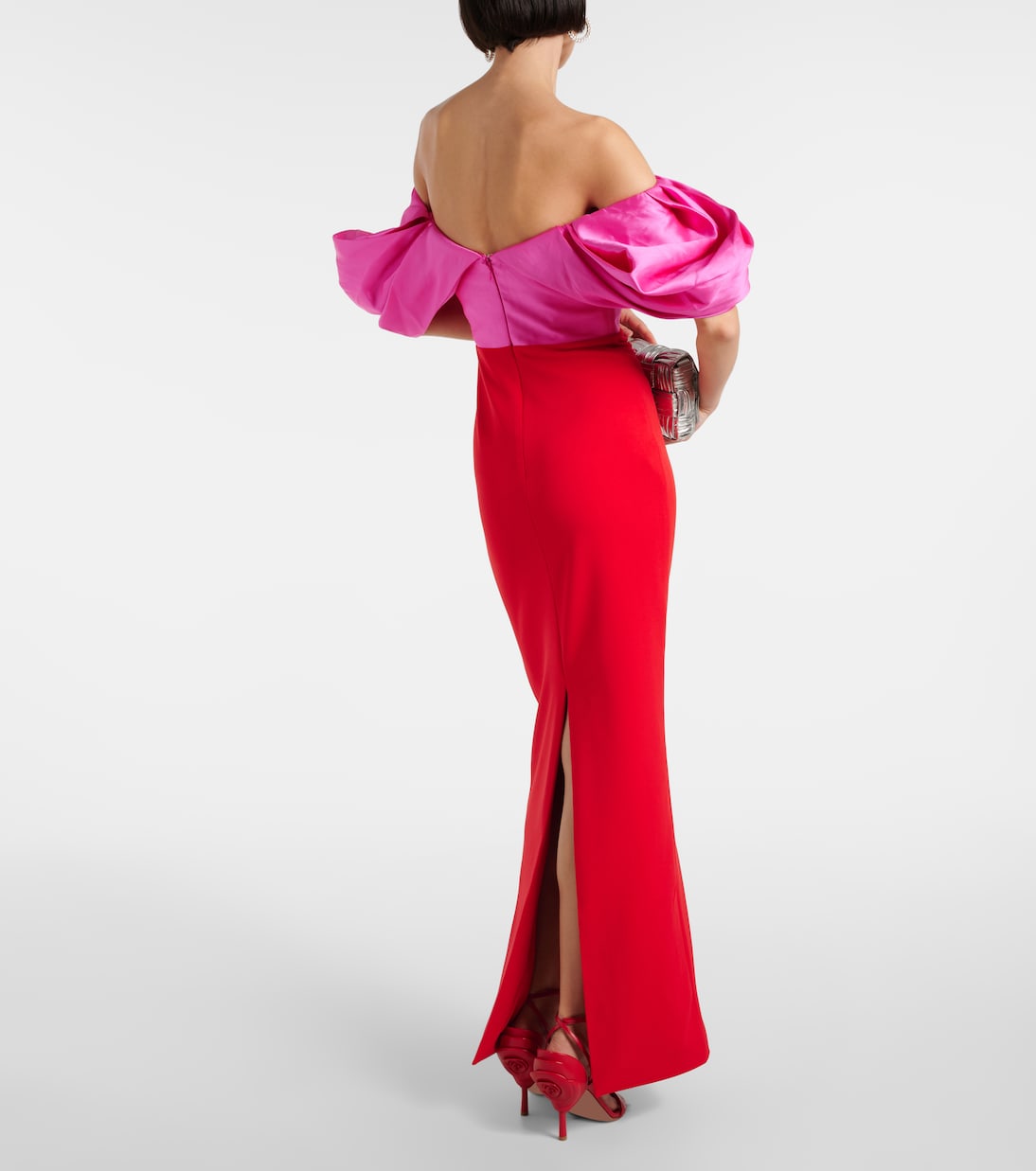 Robe Sian aus Crêpe | Solace London