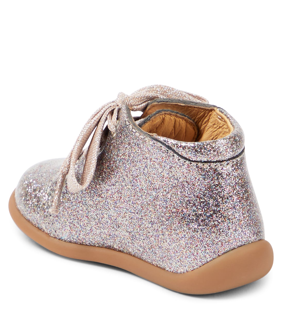 Baby - Scarpine in pelle e glitter | Pom d'Api