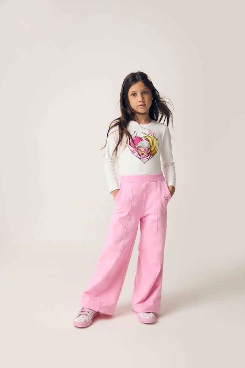 x Barbie® cotton-blend sweatpants | Monnalisa
