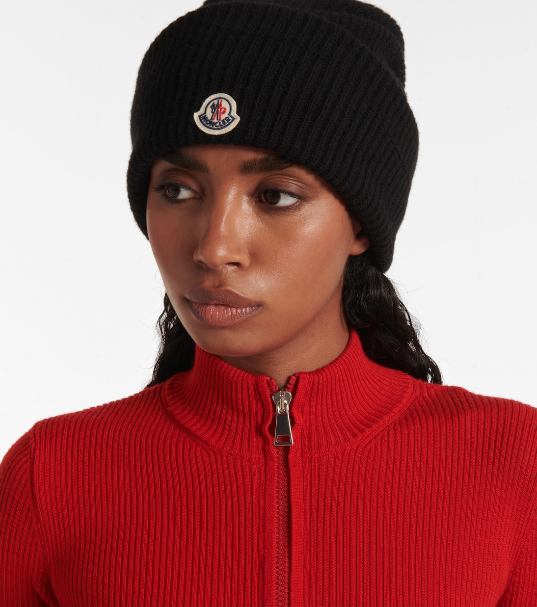Cappello in pura lana Moncler per giovani stili urbani