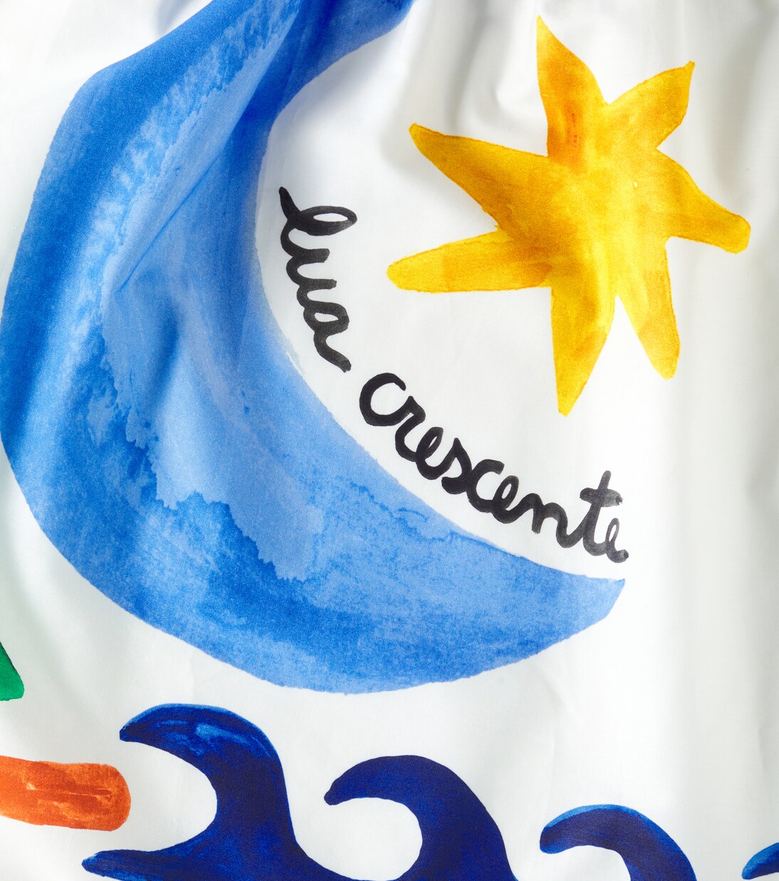 Abito Lua Crescente in cotone con stampa | Fábula