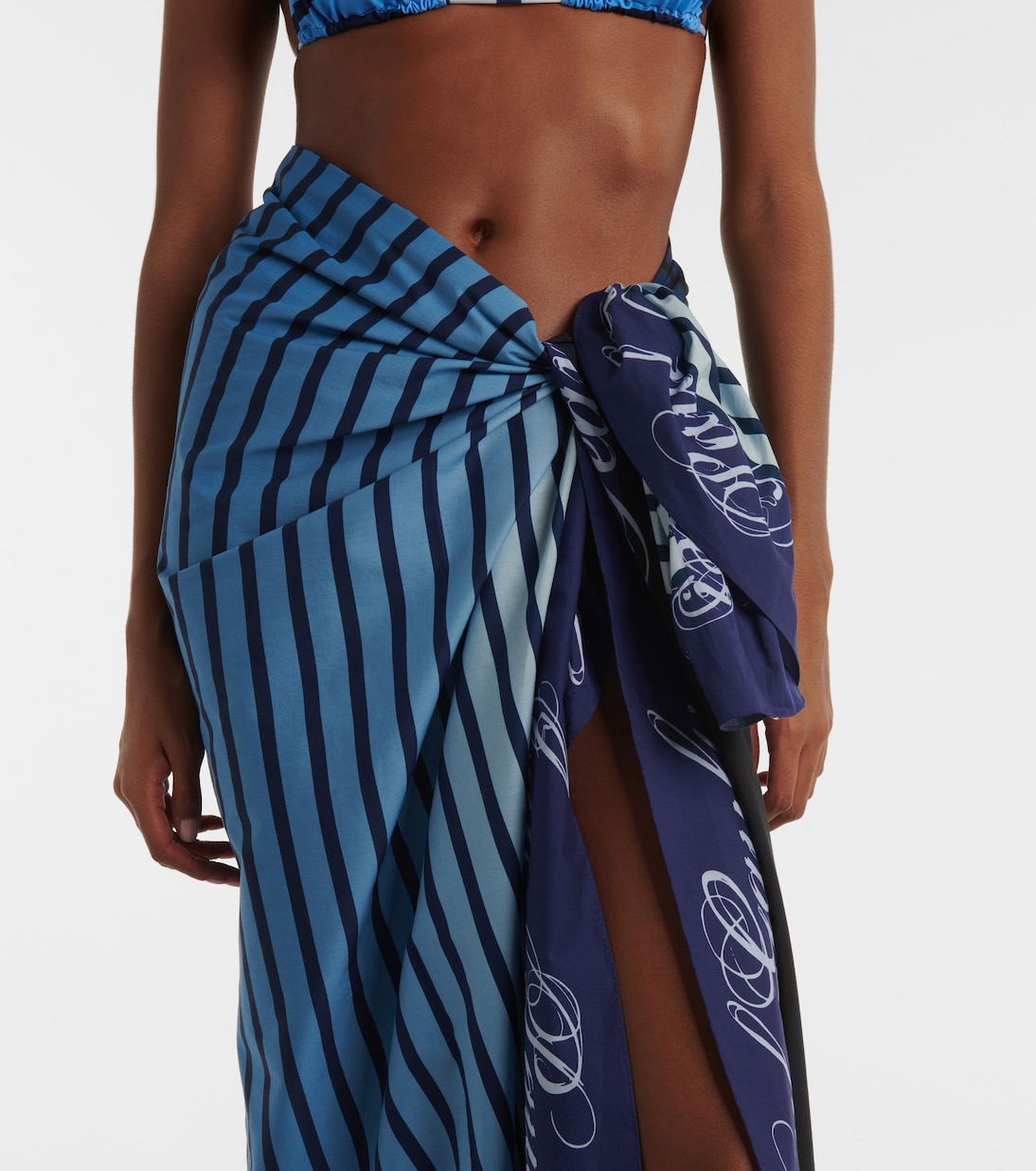 Pareo in cotone a righe | Jean Paul Gaultier