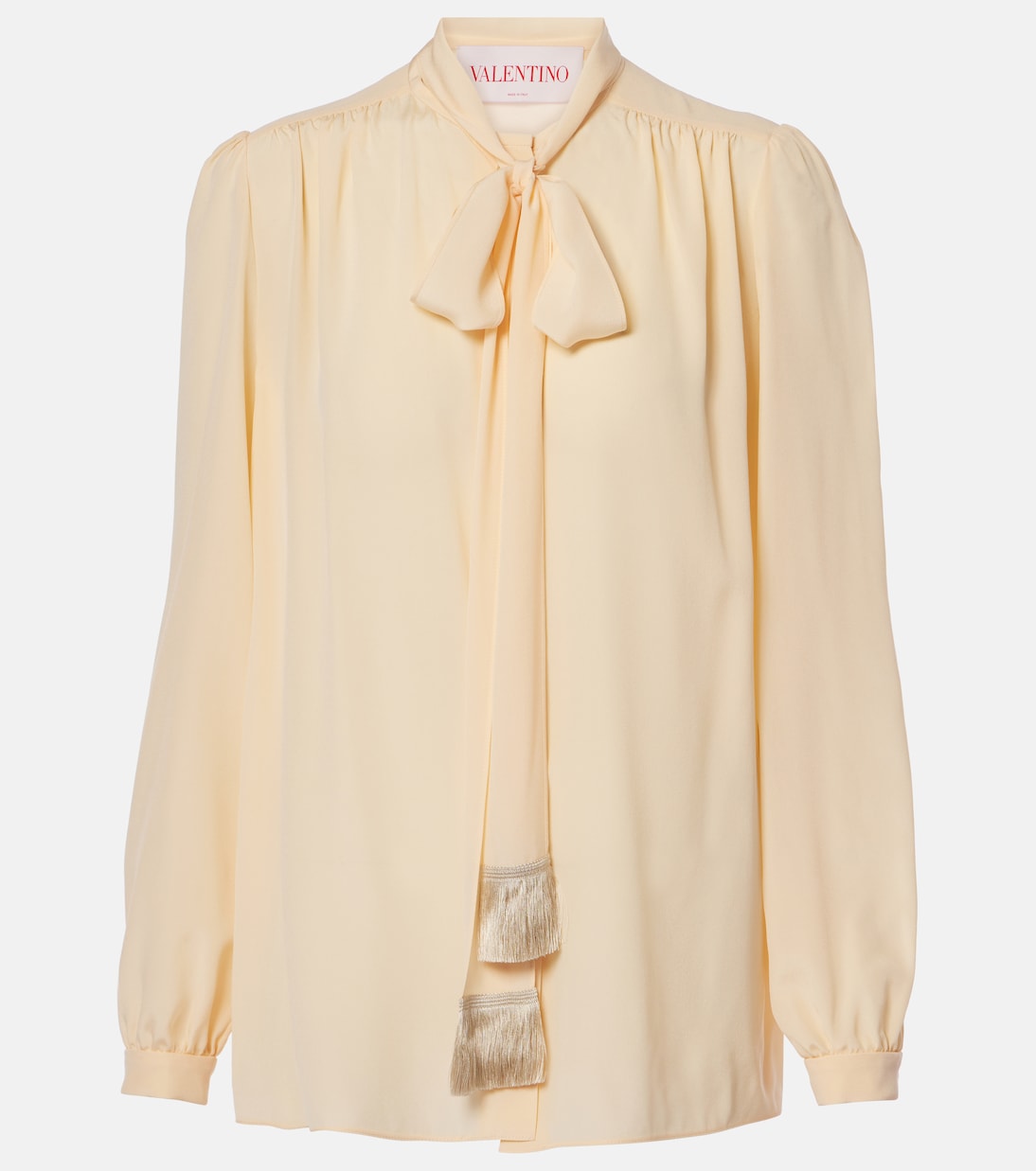 Camisa en crepé de china de seda | Valentino