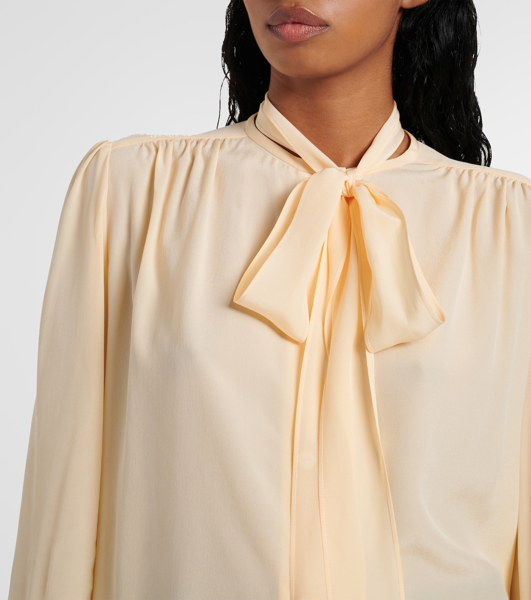Camisa en crepé de china de seda | Valentino