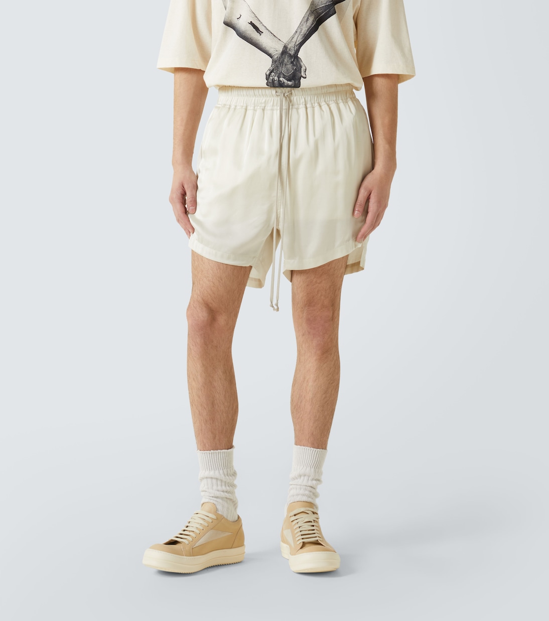 Shorts aus Charmeuse | Rick Owens