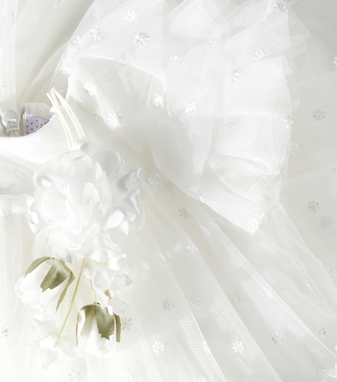 Bebé - vestido Daisy de tul adornado | Monnalisa