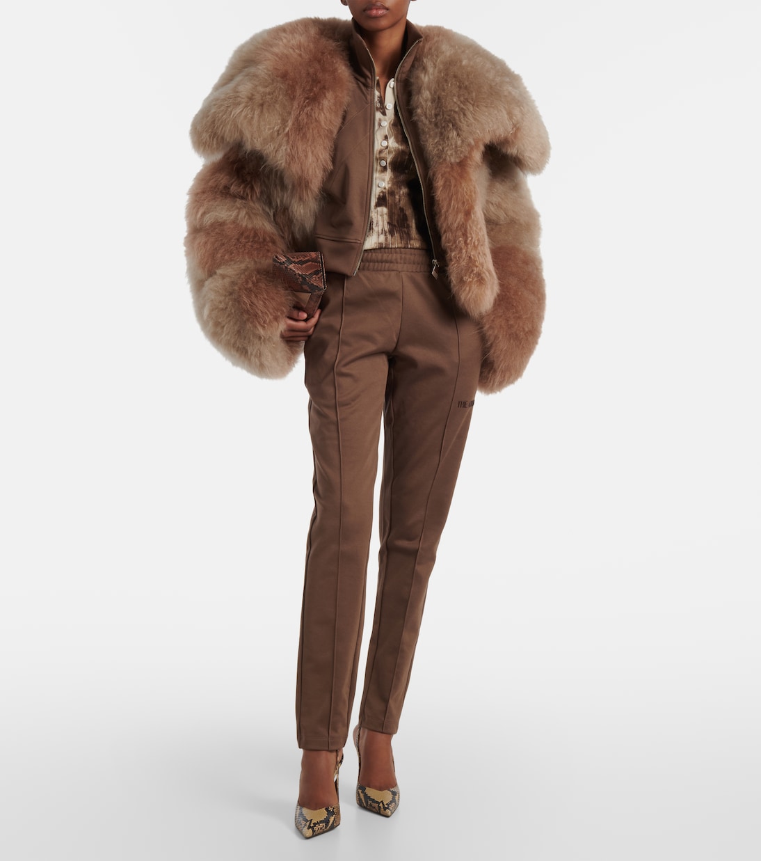 Felpa in misto cotone con zip | The Attico