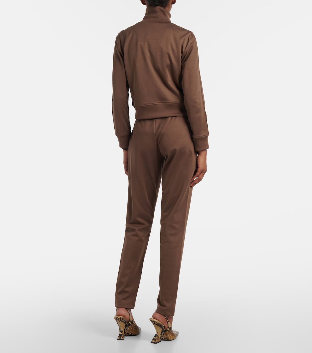 Felpa in misto cotone con zip | The Attico