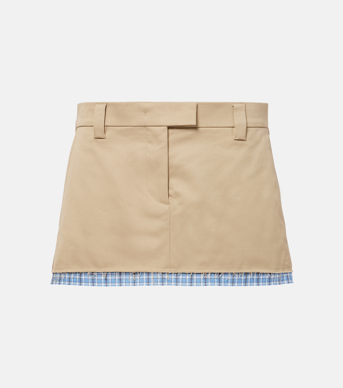Minigonna in cotone | Miu Miu