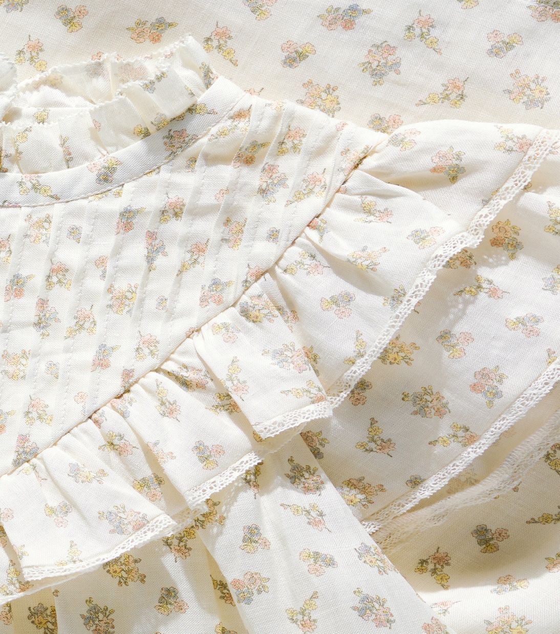 Robe Sandra en ramie à fleurs | C'era Una Volta