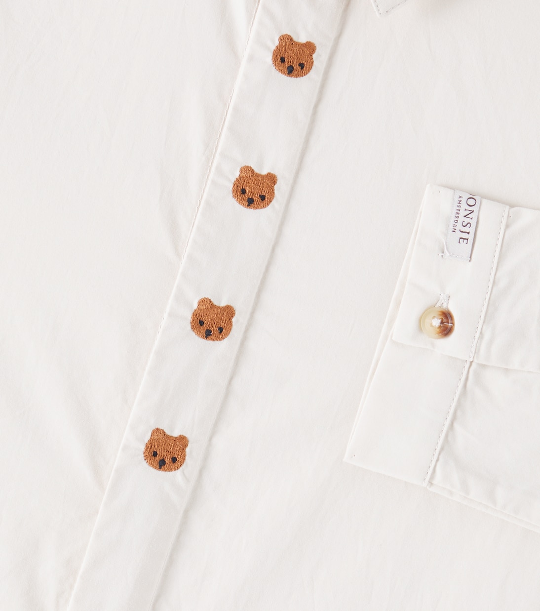 Lauden embroidered cotton shirt | Donsje