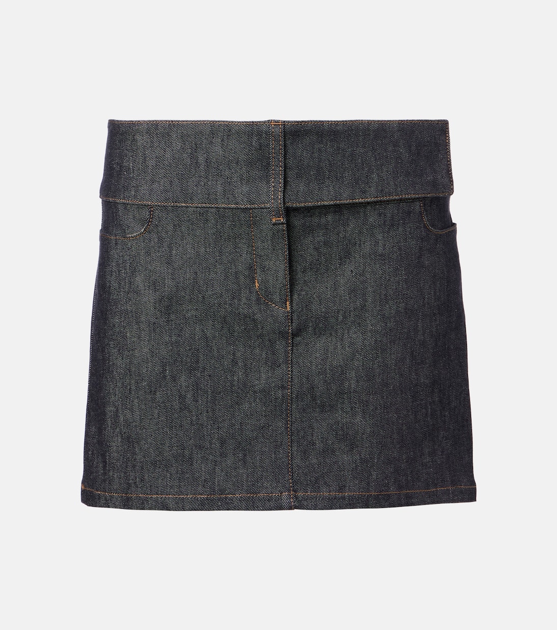 Minifalda de denim con cinturón | Courrèges